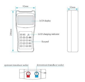 TDS-100H Ultrasonic Flow Meter